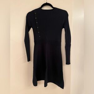 Like new dark navy fall knit dress
